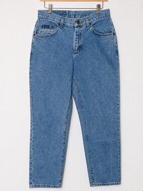 Riders by Lee Vintage Light Wash High Rise Straight Leg Jeans Women's 12 Petite